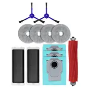 12PCS Replacement Parts for Q/P10 Robot Vacuums - Brushes, Filters, Dust Bags