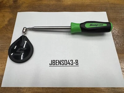 Snap-on Tools NEW GREEN Soft Grip Telescoping Inspection Mirror PTMR0G