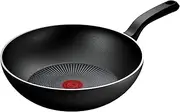 Tefal So Expert Induction Non-Stick Wok, 28cm, C2901932, Fixed Handle Aluminium, Titanium Non-Stick Coating, Thermo Signal Technology for Easier Cooking, Suitable for All Cooktops, Oven Safe