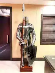Medieval Larp Armour Wearable Suit Of Armor Crusader Warrior Combat Full Body