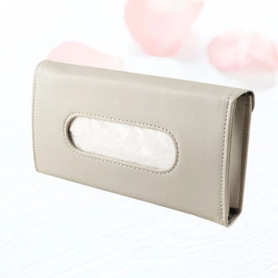 Sunshade Paper Tissues Boxes Holder PU Napkin Storage Container