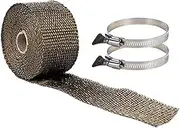 Pipe Wrap Tape | Fireproof Tube Protection - Removable Protective Pipe Wrap Tape for Electrical Wire, Heater, Fireplace, Exhaust Tube, Furnace