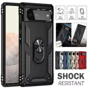 For Google Pixel 9 8 7 Pro XL 8A 7A Case Rugged Shockproof Heavy Duty Ring Cover