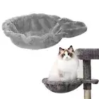 Thick Plush Hanging Cat Nest Soft Plush Cat Basket Pet Furniture