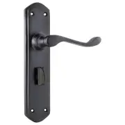 Windsor Privacy Lever Set, Antique Copper