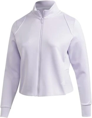 Adidas Tracksuit Top Womens 2XL 3XL Plus Size Full Zip Jacket PURPLE