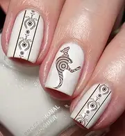 Australian Aboriginals Indigenous Painting Nail Art Decal Sticker
