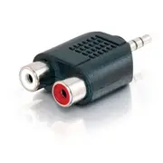 Alogic 3.5M-2RCAF-ADP 3.5mm Stereo Audio to 2 X RCA Stereo ADAPTER (1) Male to (2) Female