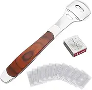 Pedicure File Tools Set Foot Callus Remover and Shaver for Cuticle Hard Skin Remove Removable Head Color