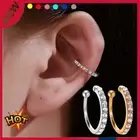 Sterling Silver Helix Cartilage Clip On Ear Cuff Unisex Non Piercing Earrings *❀
