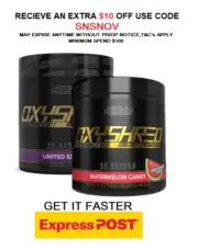 EHP labs Oxyshred Hardcore Thermo Fat burner 40 serve Stronger Edition Twin Pack