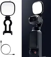 OSMO Pocket 3 Small Auxiliary Light, LED Video Light Auxiliary Lighting Filming Light 180 mAh Rechargeable for DJI Pocket 3, with Type-c Charging