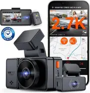 Vantrue E3 2.5K 3 Channel Dash Camera | WiFi | GPS | (Custom Bundle Creator)