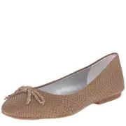 Tahari Inca Bow Ballet Flats Fawn 6M MSRP 89 New