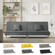Sofa Bed Living Room Guest Sleeper Sofa Couch Bed with Pillows Fabric vidaXL