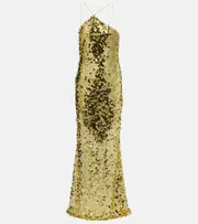 [The Sei] The Sei Sequined gown AU 14 gold