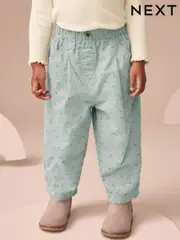 Blue Floral Print Cord Trousers (3mths-7yrs) (AW9913) | $28 - $33