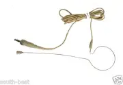 Beige Headworn Microphone For Sennheiser ew G1 G2 G3 wireles headset mic system