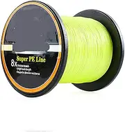 8 Strands Braided Fishing Line, Abrasion Resistant, Highly Sensitivity, Zero Stretch and High Performance, for Carp Bass Trout, 500M