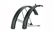 SKS 28" Bluemels Matt U 75 Mudguard Set for 56-66mm Tires Black with Accessory