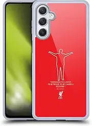 Head Case Designs Officially Licensed Liverpool Football Club Scouse Red Bill Shankly Quotes Gel Case [Military Grade Protection] Compatible with Samsung Galaxy M54 5G
