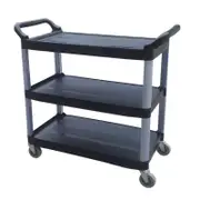 TCS Large 3 Tier Catering Utility Kitchen Trolley 120kg