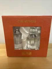 2 OLEG CASSINI Cristal Perfume Bottles