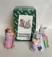 Rare Fitz & Floyd Holiday Hamlet ‘94 “Blessed Mother & Joseph” New in Box