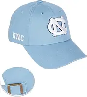 Desert Cactus University of North Carolina Baseball Hat UNC Chapel Hill Tar Heels Brimmed Embroidered Hats Cap Adjustable Cloth Strap Adult (Style A1) Blue, Blue, One Size