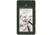 Faber-Castell 9000 Art Sketching Graphite Pencils 8B-2H Tin Set 12