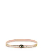 Kurt Geiger London Women's Evil Eye Raffia Belt