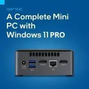 Intel NUC Mini Desktop PC 4" Dual-Core 8GB RAM 120GB SSD Win 11 Pro WIFI + BT