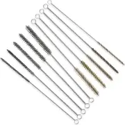 10 Pieces Wire Tube Brushes for Cleaning Pipe Tube Brass Brush Brass Pipe6266