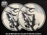 First Ordr Trooper Dj Slipmats (pair) sl1200mk2 mk5m3dm5g Technics any turntable