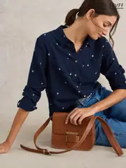 White Stuff Dark Blue Sophie Shirt (509818) | $113