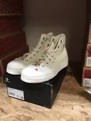 Converse women, hi top platform Egret fever dream, size 9 woman