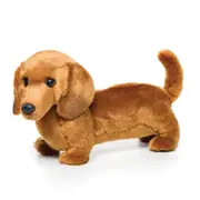 Comfort Puppet Cute Plush Dachshund Fine Process Without Burr Plush Toy Suitable For Birthday Party 01
