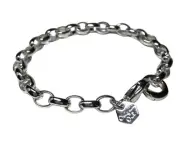 Origami Owl Charm Bracelet Silver / Camera Dangle Included (7” Long)