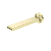 Nero Bianca Fixed Basin/Bath Spout 200mm Brushed Gold NR321503BG