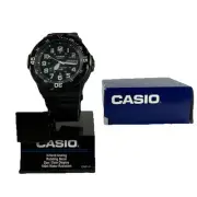 Casio Classic Analog Field Watch 3-Hand 100m Water Resistant Black Day/Date NWT