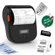 Portable Label Maker Machine with Tape, 3 Inch Thermal Sticker Label Printer,...