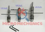 Set Of 3 - Ratchet Type T Handle Tap Wrench & Pilot Spindle Tap Wrenches
