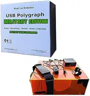 USB Polygraph 3: Military Edition - Professional Lie Detector Machine