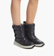 Sorel Z51114 Womens Black Nylon Out N About Puffy Mid Boots Size 9.5 M