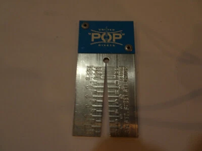Vintage United Pop Rivets U.S. Standard Sheet Metal Sheet Guage