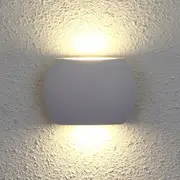 REMO LED Exterior Surface Mounted Up/Down Wall Light Sand White 6.8W 3000K IP54 - REMO2