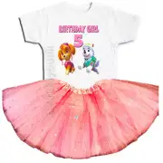 Skye & Everest Birthday Party 5th Tutu Outfit Personalized Name option