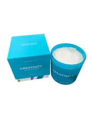 Creativity, Crystal, Manifestation, Candle, Lemon, Basil, Mint, Scented, Opal