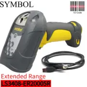 Symbol LS3408-ER20005R 1D Wired Handheld Extended Range Rugged Barcode Scanner