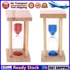 LF# 3 Minutes Wood Sand Timer Multi-Function Sandglass Timer for Game School Off